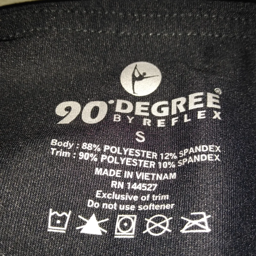 90 Degree by Reflex color contrast Design Leggings - Picture 3 of 14